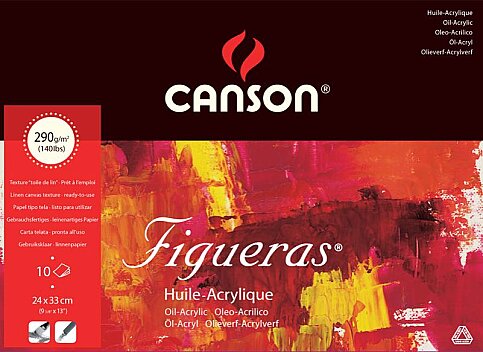 CANSON FİGUERAS YAĞLI BOYA BLOĞU 24x33 10 YAPRAK 290gr (200857221) - 1