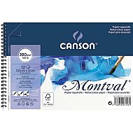 CANSON MONTVAL ÇİZİM BLOĞU 13.5x21 12 YAPRAK 300gr (200807156) - CANSON