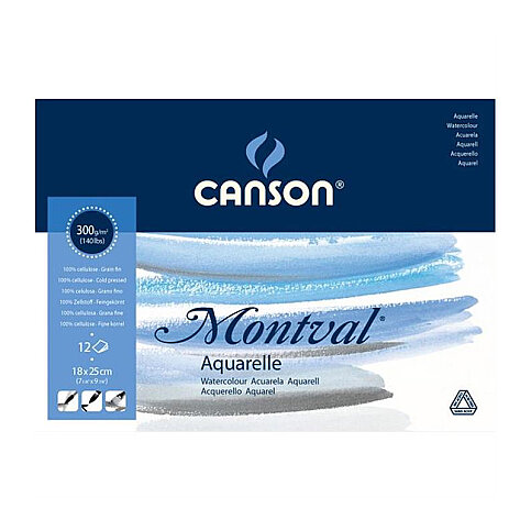 Canson Montval Çizim Bloğu 18x25 12 Yaprak 300gr (200807317) - 2