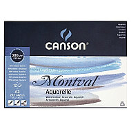 CANSON MONTVAL SULU BOYA BLOĞU A3 12 YAPRAK 300gr (200807320) - CANSON