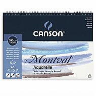 CANSON MONTVAL SULU BOYA BLOĞU A3 12 YAPRAK 300gr (200807320) - CANSON