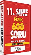 ÇAPA YAYINLARI SORU BANKASI 11.SINIF FİZİK 600 SORU - ÇAPA YAYINLARI