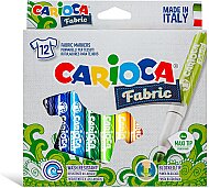 CARİOCA 40957 CROMATEX KUMAŞ BOYAMA KALEMİ 12 RENK - CARİOCA