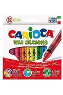 CARİOCA 42365 WAX CRAYONS PASTEL BOYA KALEMİ 12 RENK - CARİOCA