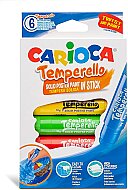 CARİOCA 42739 TEMPERELLO POSTER BOYA KALEMİ 6 RENK - 1