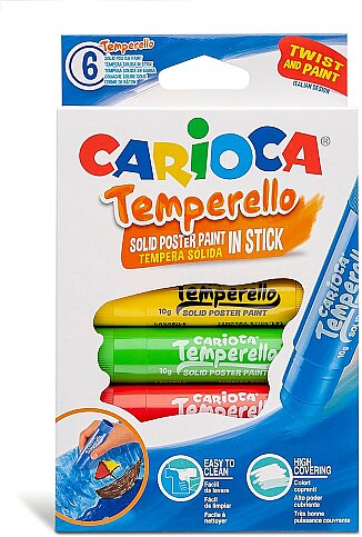 CARİOCA 42739 TEMPERELLO POSTER BOYA KALEMİ 6 RENK - 1