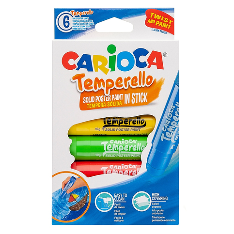 CARİOCA 42739 TEMPERELLO POSTER BOYA KALEMİ 6 RENK - 1