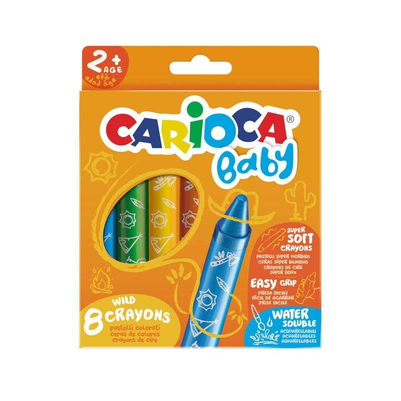 CARİOCA 42892 SÜPER CRAYONS PASTEL BOYA KALEMİ JUMBO 8 RENK