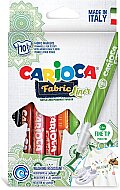 CARİOCA 42909 KEÇELİ KUMAŞ BOYA KALEMİ FINE 10 RENK - CARİOCA