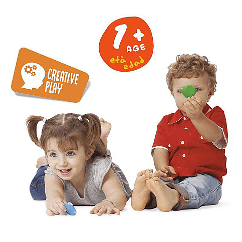 CARİOCA 42956 TEDDY BABY CRAYONS PASTEL BOYA 6 RENK - 2