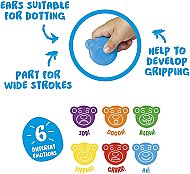 CARİOCA 42956 TEDDY BABY CRAYONS PASTEL BOYA 6 RENK - CARİOCA (1)