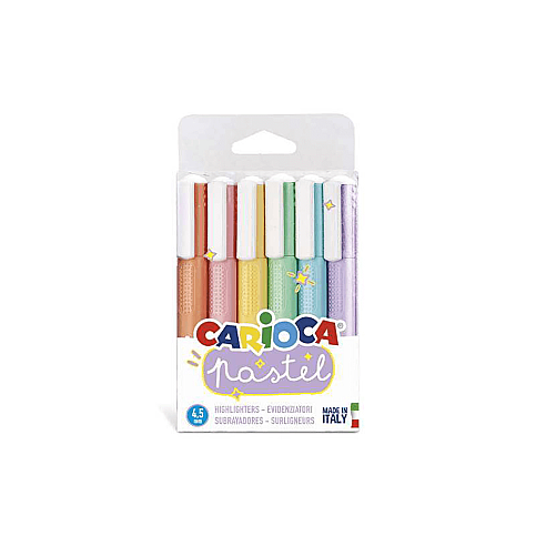 CARİOCA 43033 FOSFORLU KALEM PASTEL 6 RENK - 1