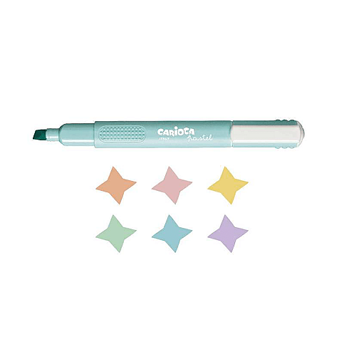 CARİOCA 43033 FOSFORLU KALEM PASTEL 6 RENK - 2