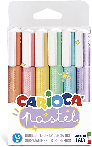CARİOCA 43033 FOSFORLU KALEM PASTEL 6 RENK - 1