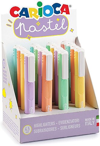 CARİOCA 43035 FOSFORLU KALEM PASTEL16LI STAND - 1