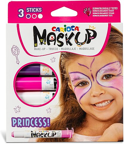 CARİOCA 43049 YÜZ BOYASI 6gr 3 RENK MONSTER - 1