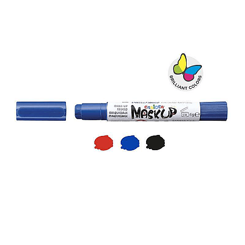 CARİOCA 43050 YÜZ BOYASI 6gr 3 RENK CARNIİVAL - 2