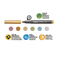CARİOCA 43161 METALİK JUMBO KEÇELİ KALEMİ 6 RENK - CARİOCA (1)