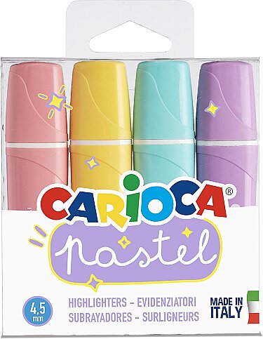 CARİOCA 43167 FOSFORLU KALEM PASTEL 4 RENK - 1
