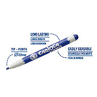 CARİOCA 43231 BEYAZ TAHTA KALEMİ 2.8mm 4 RENK - CARİOCA