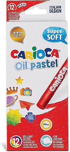 CARİOCA 43277 YAĞLI PASTEL BOYA KALEMİ 12 RENK - 1