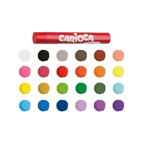 CARİOCA 43278 YAĞLI PASTEL BOYA KALEMİ 24 RENK - 2