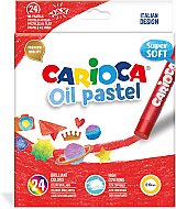 CARİOCA 43278 YAĞLI PASTEL BOYA KALEMİ 24 RENK - CARİOCA