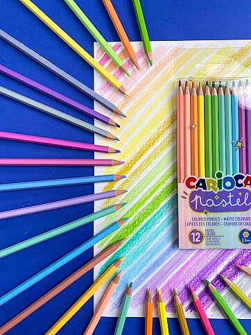 CARİOCA 43310 KURU BOYA KALEMİ PASTEL 24 RENK - 3