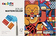 CARİOCA 45210 PLUS TABLET SULU BOYA FIRÇALI 12 RENK - CARİOCA