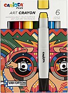 CARİOCA 45212 PLUS ART CRAYONS PASTEL BOYA 6 RENK - CARİOCA