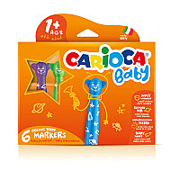 CARİOCA 42815 BABY JUMBO YIKANABİLİR KEÇELİ KALEM 6 RENK - CARİOCA