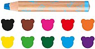 CARİOCA 42818 BABY JUMBO 3İN1 AHŞAP KURU BOYA 10 RENK - CARİOCA (1)