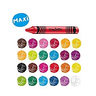 CARİOCA 42390 JUMBO YIKANABİLİR PASTEL BOYA 24 RENK - CARİOCA