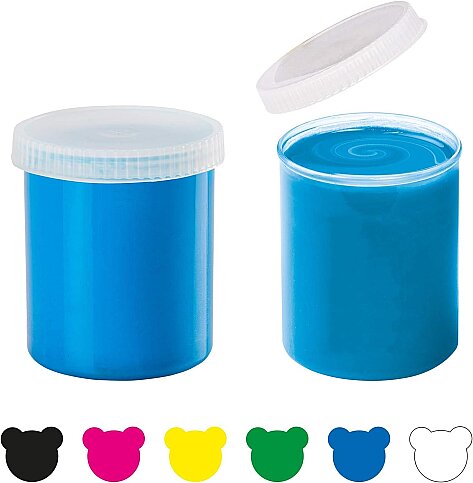 CARİOCA KO032 BABY YIKANABİLİR PARMAK BOYASI 6 RENKx80ml - 2