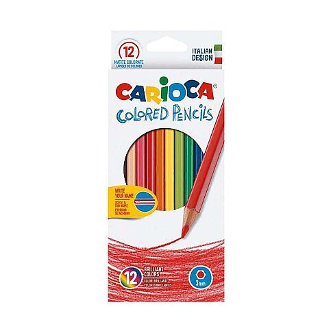CARİOCA 40380 KURU BOYA KALEMİ 12 RENK - 3