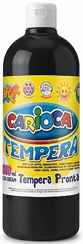 CARİOCA KO030-24 TEMPERA BOYA SİYAH 1000ml - 1