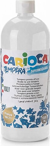 CARİOCA 40430-01 TEMPERA YIKANABİLİR BOYA BEYAZ 1000ml - 1