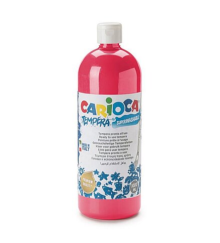 CARİOCA 40430-04 TEMPERA YIKANABİLİR BOYA FUŞYA 1000ml - 1