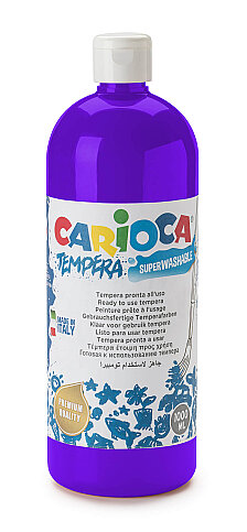CARİOCA 40430-18 TEMPERA YIKANABİLİR BOYA MOR 1000ml - 1