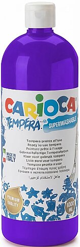 CARİOCA 40430-18 TEMPERA YIKANABİLİR BOYA MOR 1000ml - 1