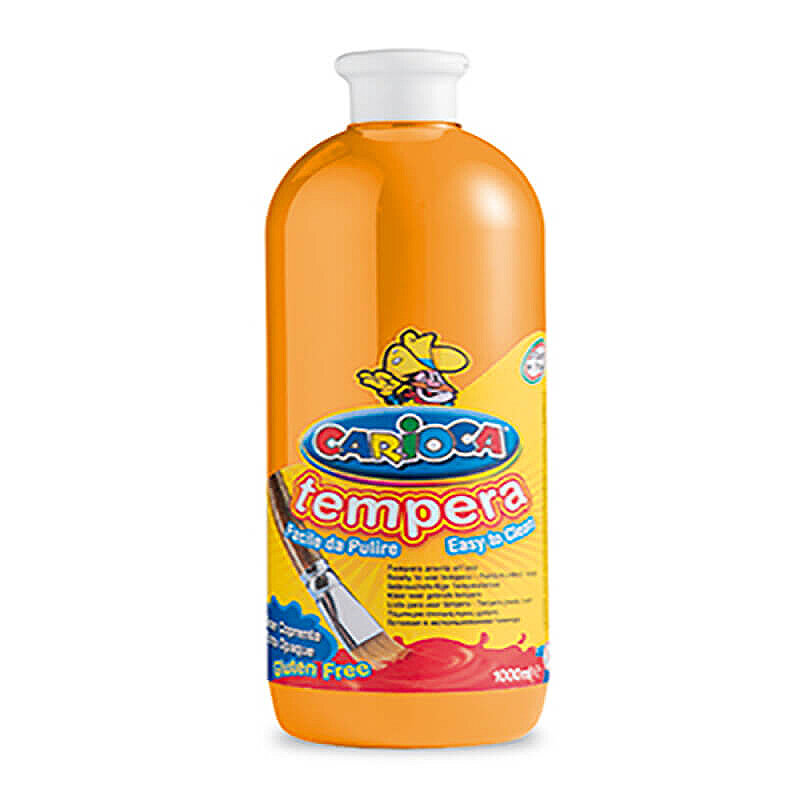 CARİOCA 40430-11 TEMPERA YIKANABİLİR BOYA TURUNCU 1000ml