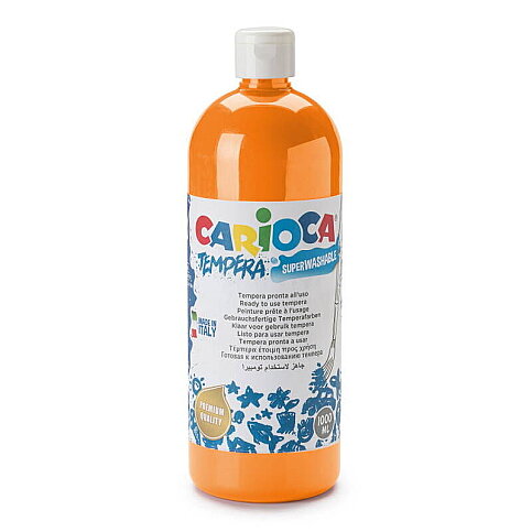 CARİOCA 40430-11 TEMPERA YIKANABİLİR BOYA TURUNCU 1000ml - 1