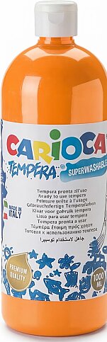 CARİOCA 40430-11 TEMPERA YIKANABİLİR BOYA TURUNCU 1000ml - 1