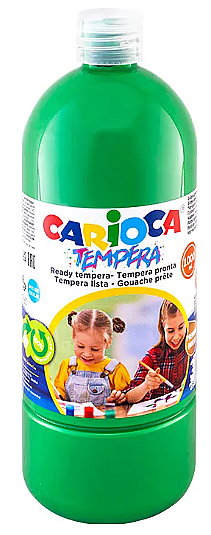 CARİOCA 40430-14 TEMPERA YIKANABİLİR BOYA YEŞİL 1000ml