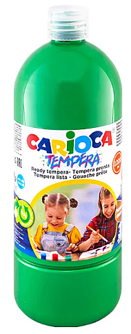 CARİOCA 40430-14 TEMPERA YIKANABİLİR BOYA YEŞİL 1000ml - 1