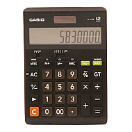 CASİO D-120 F MASA ÜSTÜ HESAP MAKİNESİ 12 HANE SİYAH ORTA BOY (TAX KUR HESAPLAMA) - CASİO