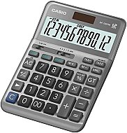 CASİO DF-120 FM MASA ÜSTÜ HESAP MAKİNESİ 12 HANE METAL YÜZEY ORTA BOY (TAX-VERGİ MALİYET HESAPLAMA) - CASİO