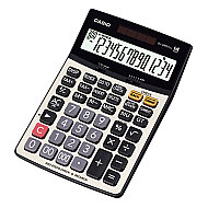CASİO DJ-240 D PLUS MASA ÜSTÜ HESAP MAKİNESİ 14 HANE METAL YÜZEY (TAX 300 İŞLEM KONTROLLÜ) - CASİO