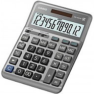 CASİO DM-1200 FM MASA ÜSTÜ HESAP MAKİNESİ 12 HANE METAL YÜZEY BÜYÜK BOY (TAX ÇİFT HAFIZA) - CASİO