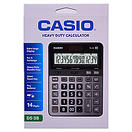 CASİO DS-3 B MASA ÜSTÜ HESAP MAKİNESİ 14 HANE METAL YÜZEY BÜYÜK BOY - CASİO